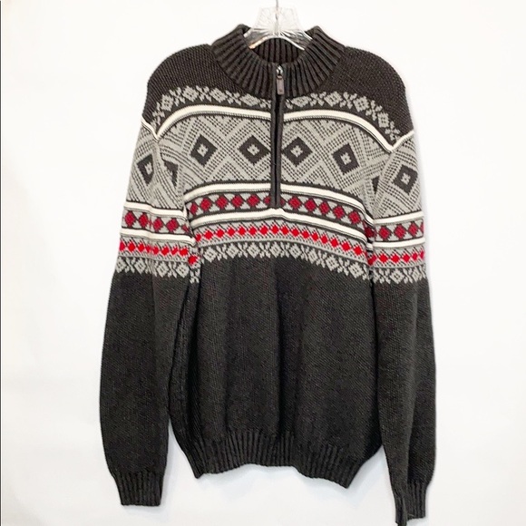 Izod Other - Cozy Cotton Winter 1/4 Zip Sweater (L)